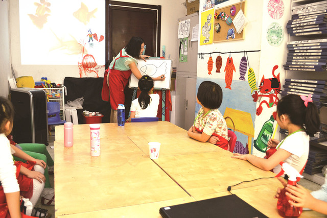 儿童美术绘画课堂讲解绘画知识